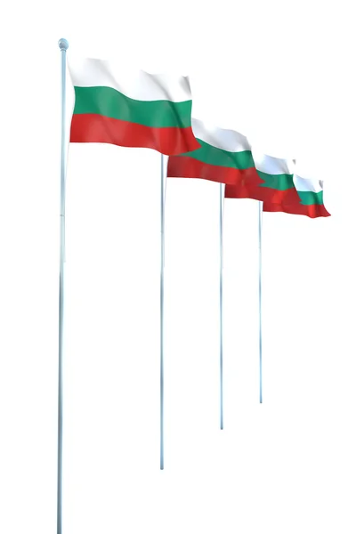 Σημαία της Βουλγαρίας — Φωτογραφία Αρχείου