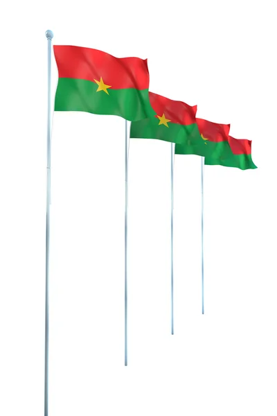 Flag of Burkina Faso — Stock Photo, Image