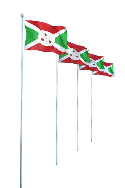 Flag of Burundi — Stock Photo, Image