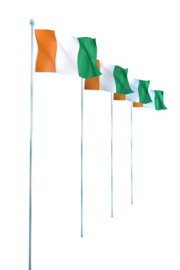 Fildişi Sahili Cumhuriyeti bayrağı