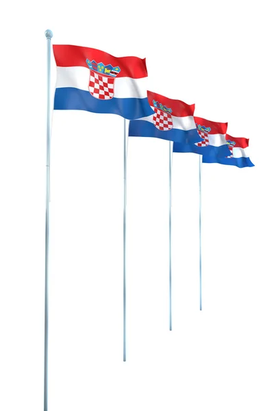 Bandeira de Croaita — Fotografia de Stock