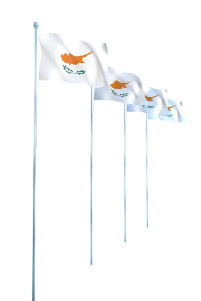 Vlag van cyprus — Stockfoto