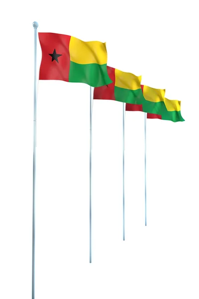 Флаг Гвинеи Бисау — стоковое фото