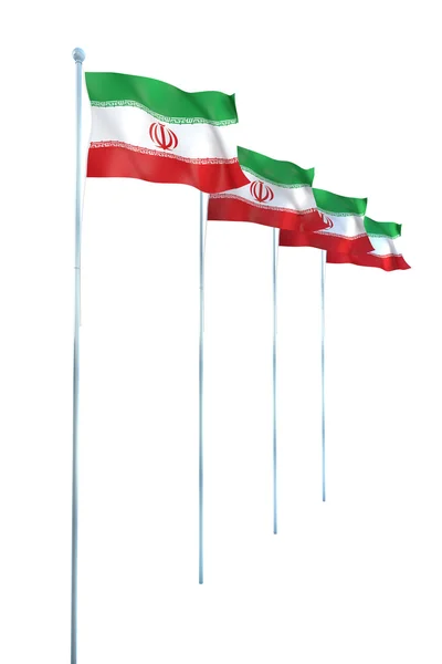 Vlag van Iran — Stockfoto