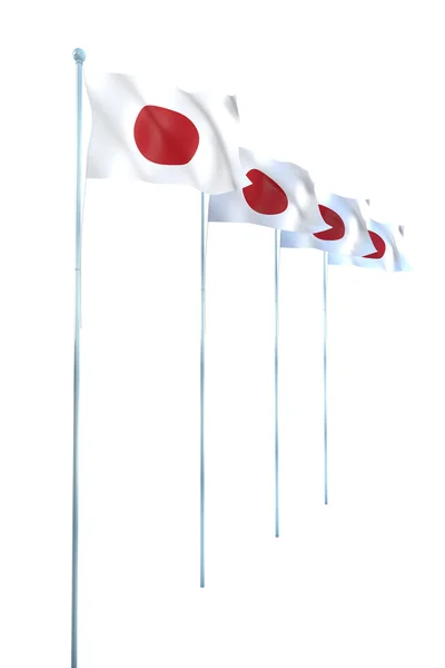 Bandiera del Giappone — Foto Stock
