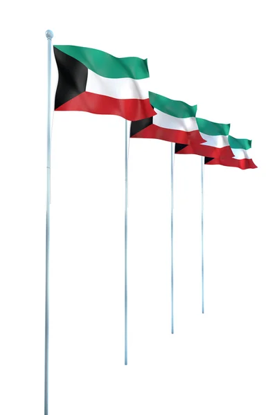 Vlag van Koeweit — Stockfoto