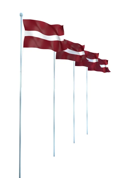 ラトビアの旗 — ストック写真