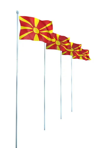 Bandera de Macedonia — Foto de Stock