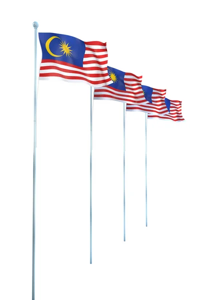 Flagge von Malaysia — Stockfoto