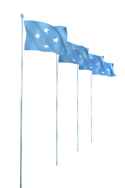 Bandera de micronesia —  Fotos de Stock