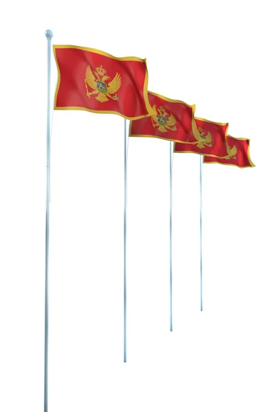 Flag of Montenegro — Stock Photo, Image