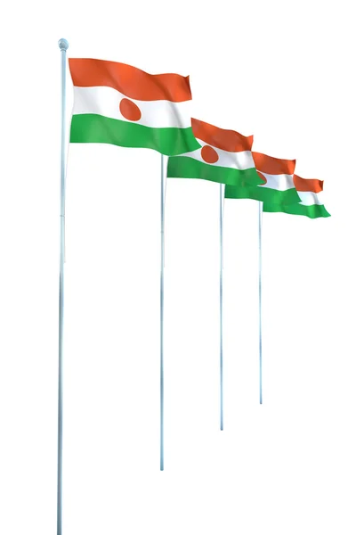 Flag of Niger — Stock Photo, Image