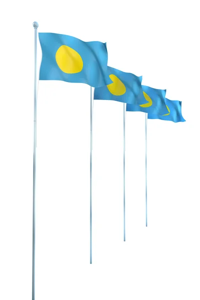 Флаг Палау — стоковое фото