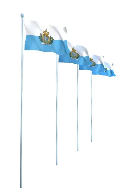 Bandera de San Marino — Foto de Stock