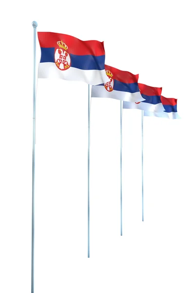 Bandera de Serbia —  Fotos de Stock