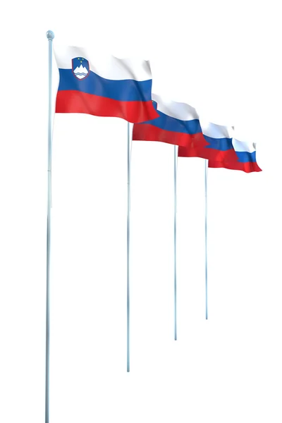 Flagge Sloweniens — Stockfoto