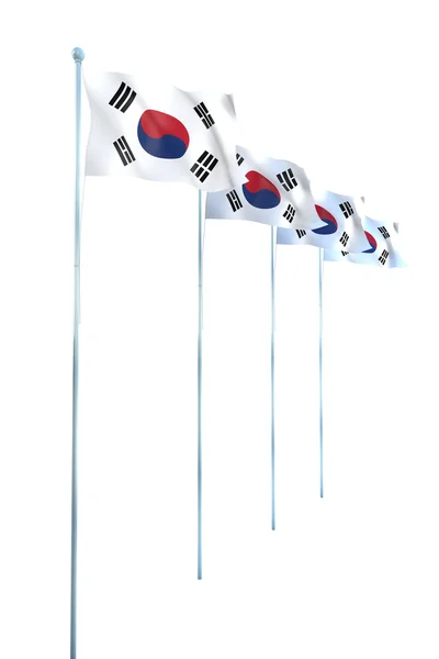 Bandera de Corea del Sur — Foto de Stock