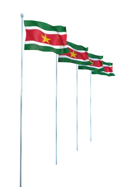 Flag of Suriname — Stock Photo, Image