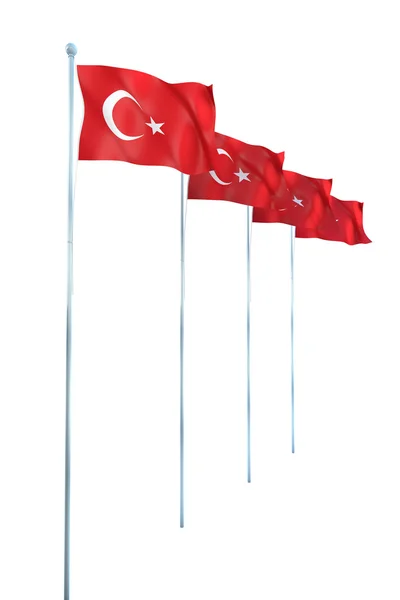 Bandera de Turkey —  Fotos de Stock