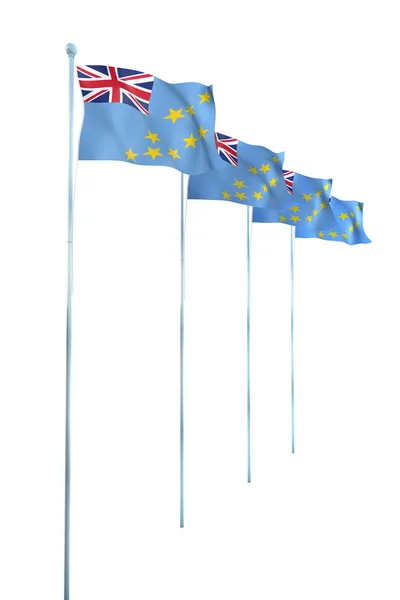 Flag of Tuvalu — Stock Photo, Image