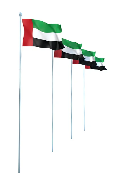 Bandera de Emiratos Árabes Unidos — Foto de Stock