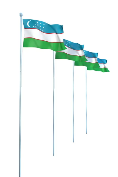 Flag of Uzbekistan — Stock Photo, Image