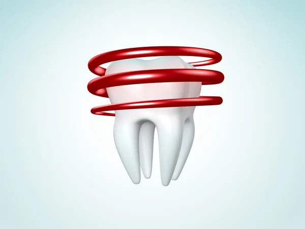 3d зуб — стоковое фото