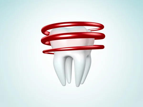 Dente 3d — Fotografia de Stock