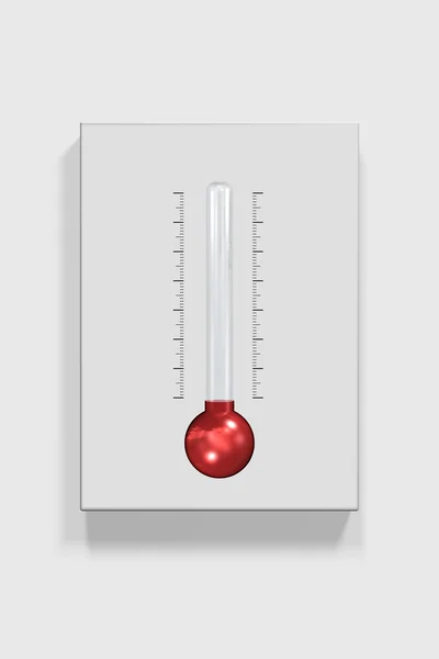 3D-thermometer — Stockfoto