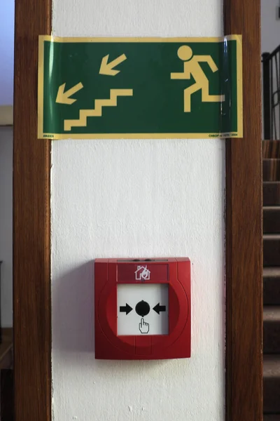Устройство Пожаротушения Автоматическая Система Предупреждения — стоковое фото