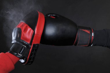 Sert vur, boksör eğitimi. ... 