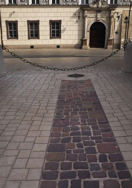 Eine Alte Straße Der Stadt Eine Gasse — Stockfoto