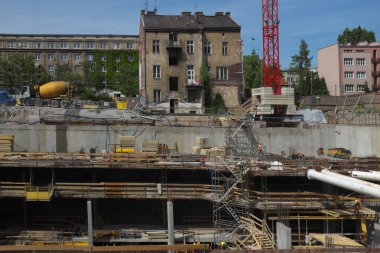 İnşaat ve kentsel mimari manzarası ...