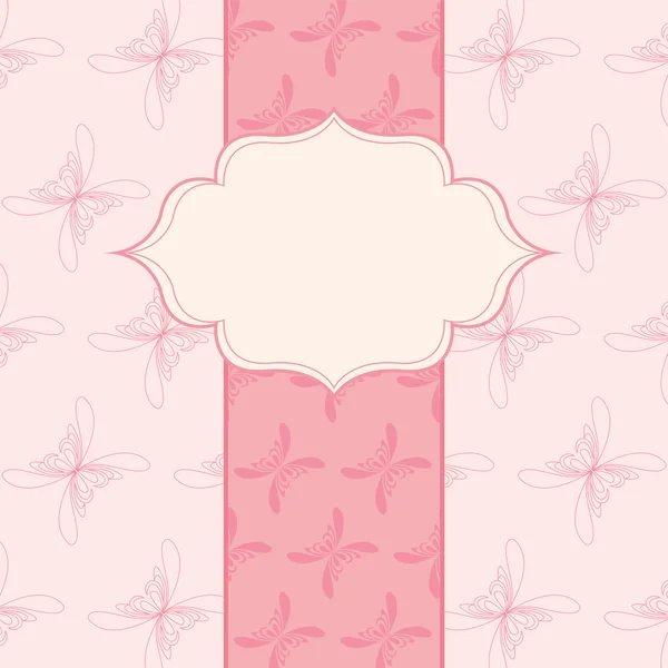 süslü pembe çerçeve