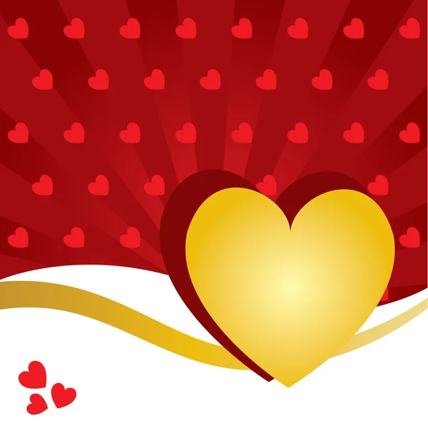 Valentine's day card — Stock Vector