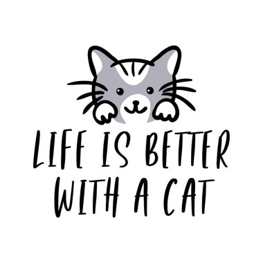 Hayat bir kedi alıntısıyla daha güzel.