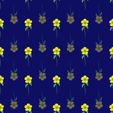 Düğünçiçeği arkaplanı pürüzsüz desen tasarımı