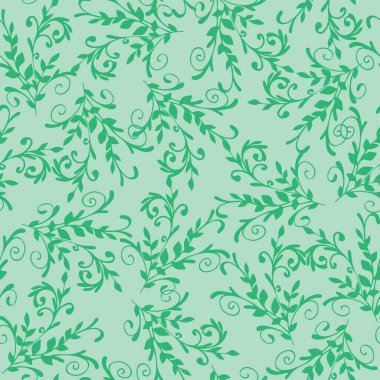 Kusursuz desen, soyut çiçek çizim vektörü