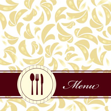 Restoran menüsü arkaplan çizimi tasarımı