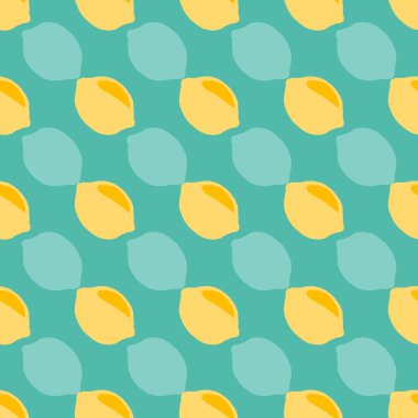 Limon meyvesi en az pürüzsüz desen tasarımı çizimi