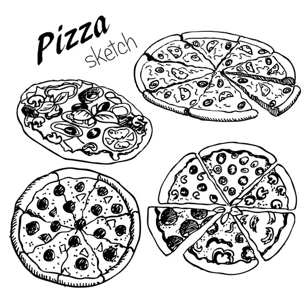 Pizza 1 — Stockvector