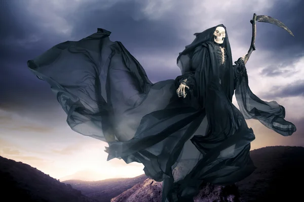 Grim reaper, angel of death — Stock Photo, Image