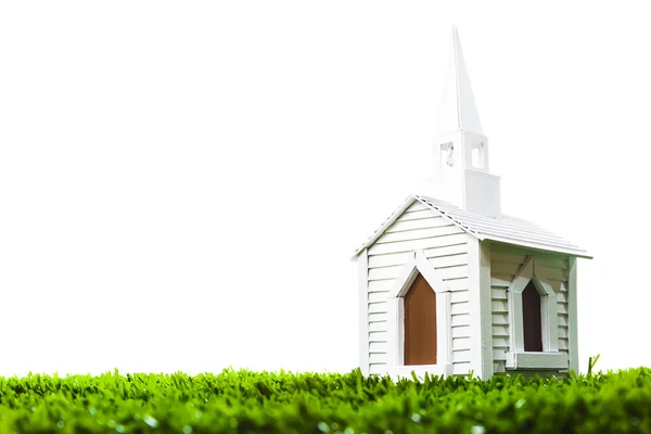 Capela de casamento em fundo branco — Fotografia de Stock