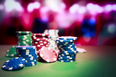 oyun Masa üzerinde Casino fişi