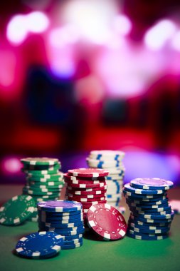 oyun Masa üzerinde Casino fişi