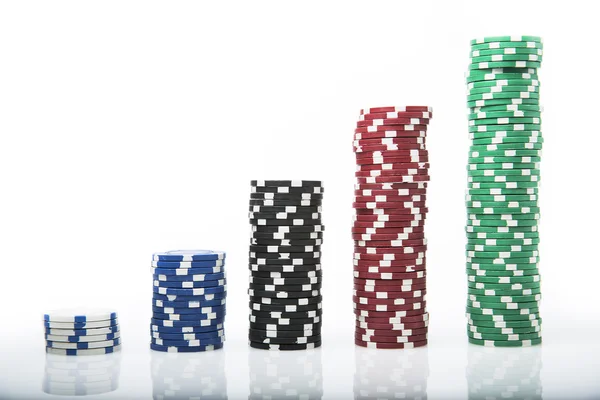 Casino fişi bir grafik yapmak — Stok fotoğraf