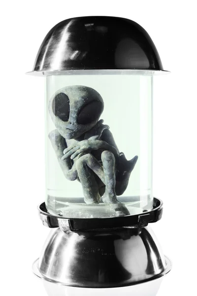 Alien im Reagenzglas — Stockfoto