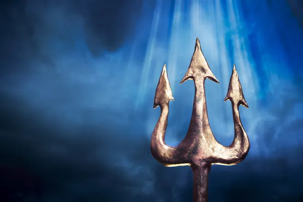 Poseidon'un, trident — Stok fotoğraf