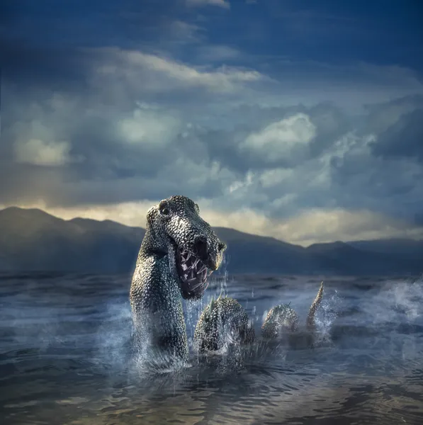 Monstro de Loch Ness — Fotografia de Stock