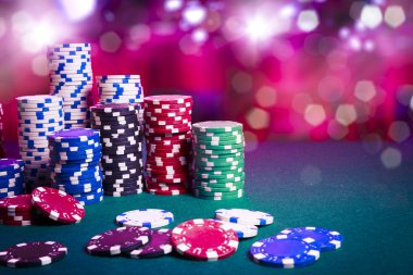 oyun Masa üzerinde Casino fişi